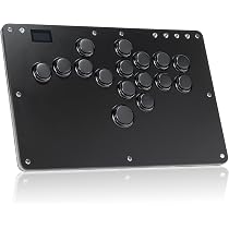 アーケードコントローラー 16ボタン 収納ケース付き Amazon | Haute42