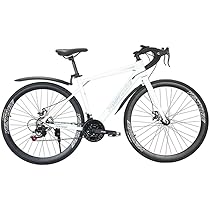 シマノ製 ドロップハンドル自転車 Amazon | ロードバイク 自転車 シマノ21段変速 700C 2WAYブレーキ