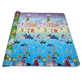 kemannerベビーキッド幼児再生クロールマットFoam FloorゲームPlaymat、非毒性ノンスリップ防水、0.2インチ厚(USストック)