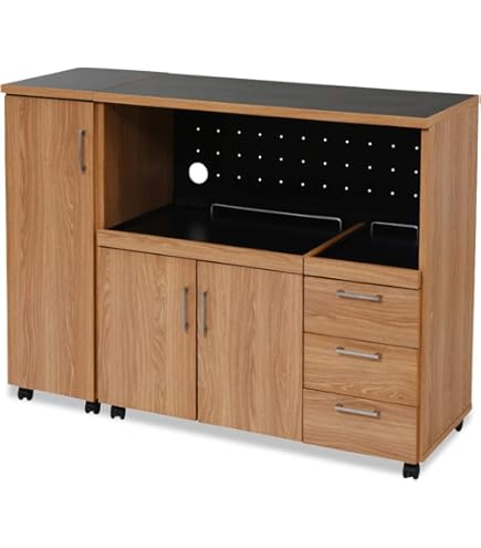 Amazon｜大川家具 GART カウンター COLK (コルク) 120cm幅｜食器棚