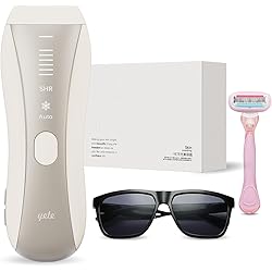 yete 脱毛器 サングラス付き Amazon | Yete（エイティー）脱毛器 IPL光脱毛器 サファイア冷却 SHR