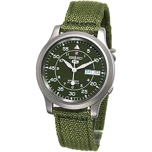 [セイコー] SEIKO 5 腕時計 自動巻き 海外モデル ミリタリー カーキ グリーン SNK805K2 メンズ [逆輸入品]