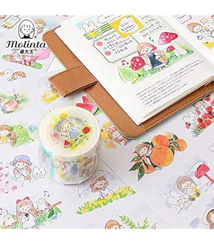 Amazon.co.jp: マスキングテープ Molinta モリンタ かわいい 色调 日常