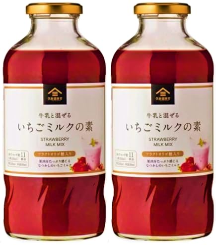 Amazon.co.jp: KUZEFUKU&SONS いちごミルクの素 575ml : 食品・飲料・お酒