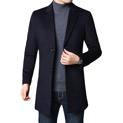 Amazon | ＜藤井毛織＞ピュア カシミヤ100% チェスターコート（日本製