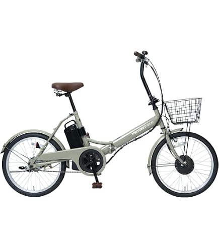 Amazon.co.jp: Gakuchari Electric Folding Bicycle (White) : Sports