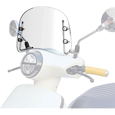 バイク用クリアピンク風防 取り付け金具付き ピンク風防/フチ白 | 旧車