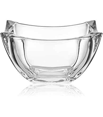 Mikasa Estate Crystal Footed Bowl - 9 Inch Elegant Serving Bowl For Entertaining