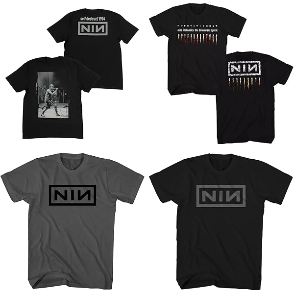 Amazon | [マンブルズ] ナイン インチ ネイルズ Tシャツ NINE INCH