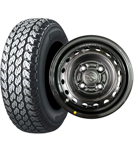 Amazon | 12インチ 4本セット サマータイヤ＆スズキ純正スチール