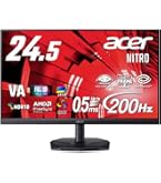 Amazon.co.jp: Acer ゲーミングモニター 24.5インチ VA フルHD 非光沢