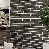 GXX 3dアンティークレンガパターン壁紙/グレーレンガレンガレッドandブルーレンガパターン壁紙/ Den restaurant-a