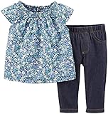 カーターズ carter's アパレル basic line チュニック パンツ セット フラワー 綿 121D130 【並行輸入品】 24ヶ月