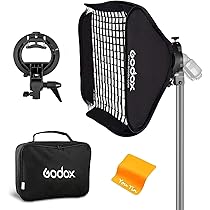 Godox ソフトボックス グリッド付き 黒 Amazon | GODOXグリッドソフトボックス60×60cm 折りたたみ S型ボウエン