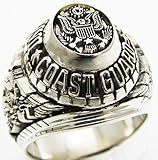 （フィリップ・カレッジリング） 【カスタムメイド】 米沿岸警備隊 カレッジリング USCG アメリカ沿岸警備隊 US COAST GUARD シルバー925