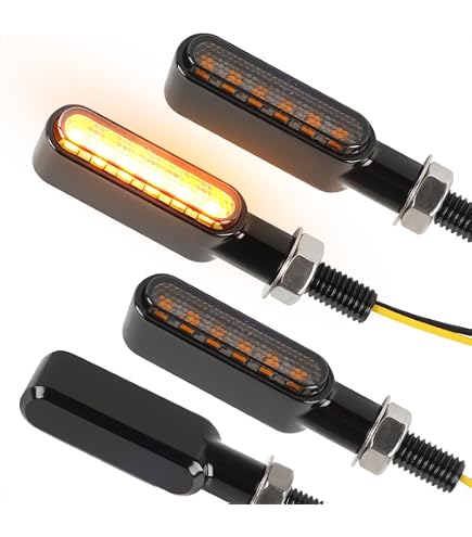 Amazon | エナジープライス バイク LEDウィンカー左右セット スモーク