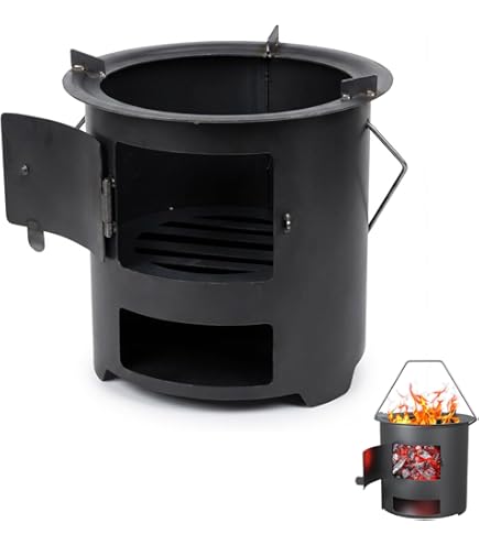 Amazon | ホンマ製作所 SunField 丸型バーベキューコンロ福七輪 S-260