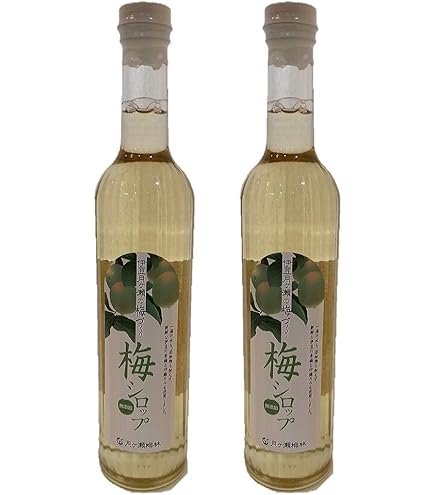 Amazon.co.jp: 梅シロップ 無添加 500ml ノンアルコール 【原料は梅と