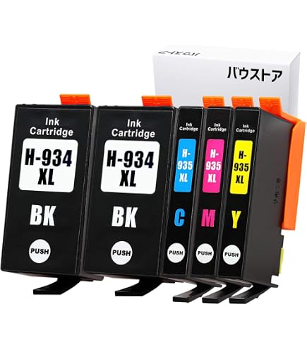 HP 934XL 935XL インクカートリッジ Amazon.co.jp: OGUAN HP 934XL 935XL 934XLBK 935XLC 935XLM 935XLY 4