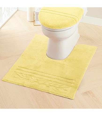 Amazon｜トイレマット セット 2点 耳長 ロング ブルー 北欧 おしゃれ