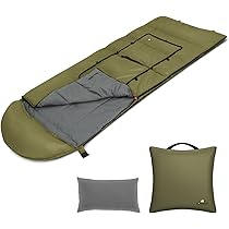 Amazon.co.jp: 【防災備蓄にも】PYKES PEAK クッション型寝袋 シュラフ