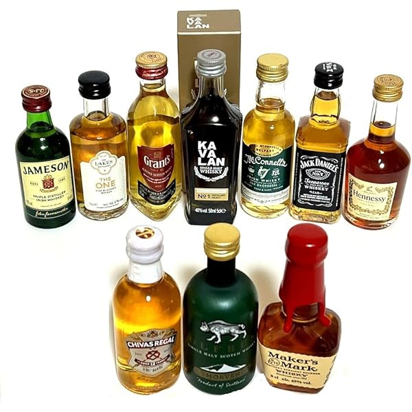 国産、海外ウイスキーミニボトル　国内、インポート Amazon.co.jp: 輸入ウイスキー ベビーボトル 飲み比べ6本セット