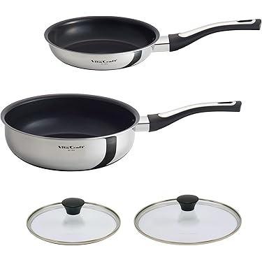 新品★10点フルセット 鍋＆フライパンセット amazon販売価格 45000円 Amazon.co.jp: FERLORD フライパン セット 鍋 フライパンセット 9点 IH