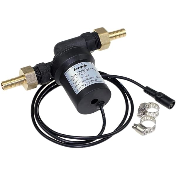 bayite BYT-7A014 DC 12V Solar Hot Water Heater Circulation Pump Low Noise  3M Discharge Head 2.1GPM : Amazon.sg: Pet Supplies