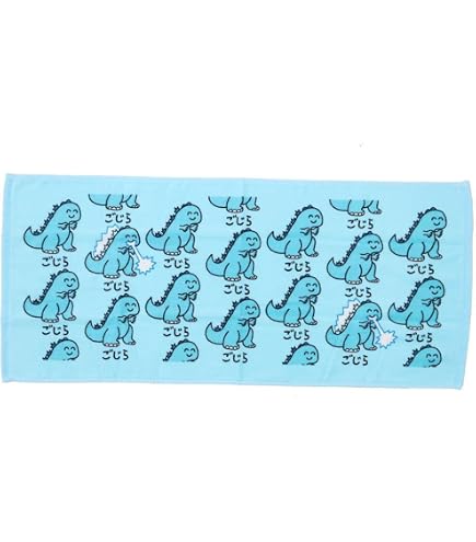 Amazon.co.jp: ゴジラVSおえかきさん[フェイスタオル]TOWEL ロング