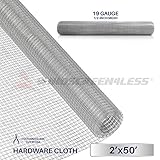 windscreen4less 24インチTallカスタムサイズcut-to-length 19-gauge 1 / 2 -ハードウェア布 24 in X 50 ft HC192450