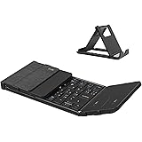 【EWiN】ワイヤレスキーボード Bluetooth5.1 折り畳み キーボード フルサイズ JIS日本語配列 タッチパッド搭載 スマホ タブレットPC適用 三つデバイス自由に切替え Windows/Mac/iOS/Android多システム対応 静音