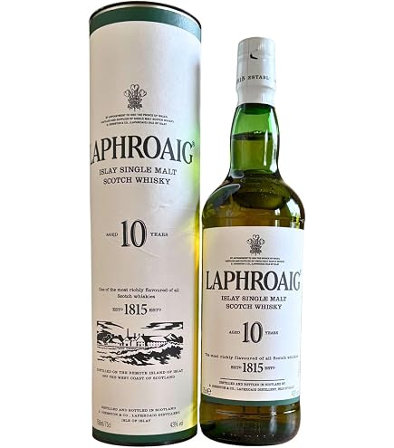 ラフロイグ　10年　1リットル　43% LAPHROAIG 旧ラベル Amazon.co.jp: ラフロイグ10年43°750ml [正規品箱入り] : 食品・飲料・お酒