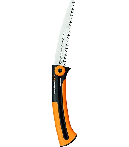 Fiskars Plus Folding Saw For Branches & Logs - 15cm Blade, 3 Cutting Positions, Power Tooth Design 7 thumbnail image