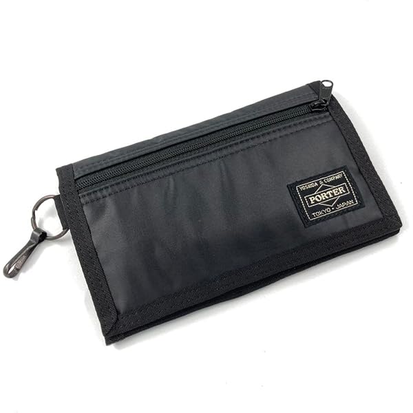 Amazon | PORTER カプセルウォレット ブラック | 財布