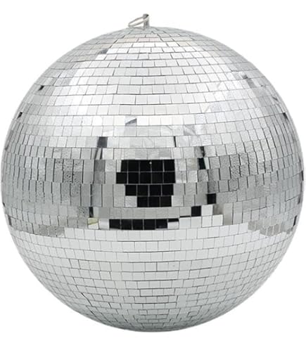 Amazon.co.jp: uxcell ミラーボール 20 cm 反射ボール 吊り下げリング