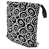 Planet Wise Roll Down Wet Diaper Bag, Midnight Curl, Large by Planet Wise