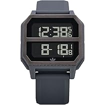 adidas デジタル腕時計 シルバー/ブラック adidas デジタル腕時計 シルバー - メルカリ