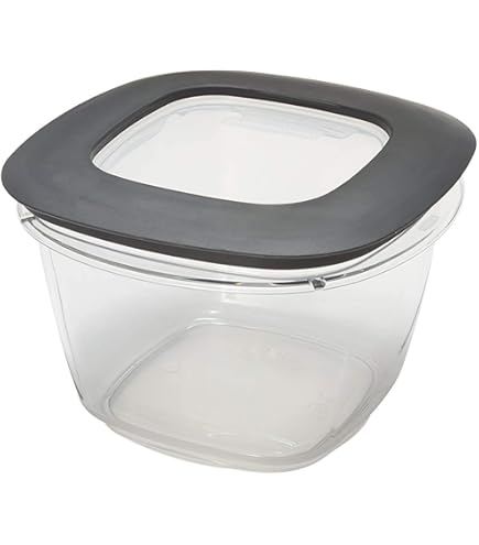 Rubbermaidラバーメイドプレミア食品保存容器6個セット　新品未使用 Amazon｜Rubbermaid プレミア食品貯蔵容器 5カップ (6個セット) グレー