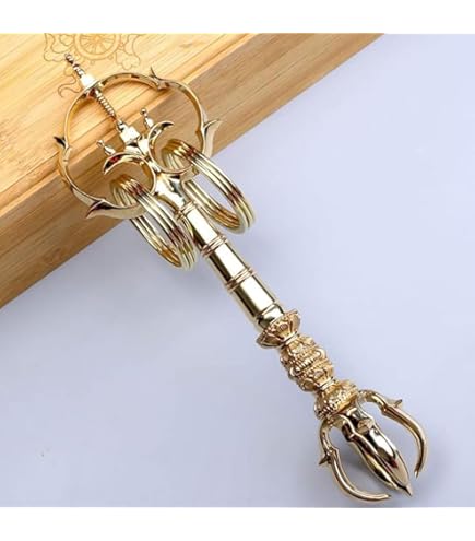 Amazon.co.jp: 長柄錫杖(一本柄) 大型(全長180cm)◇密教で使われる仏具