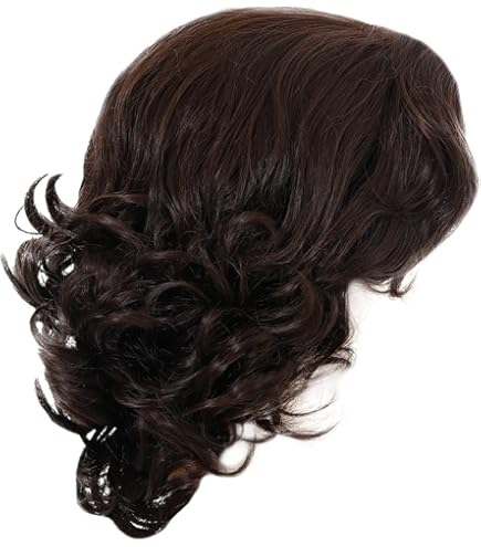 Amazon.co.jp: ウィッグ セミロング パーマ ミディアム ロング カツラ