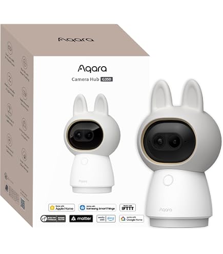 Amazon.co.jp: Aqara 2K Intérieure Caméra Hub G3, Reconnaissance IA