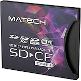 MATECH CFカード アダプタ SDカードからコンパクトフラッシュカード TypeI (タイプ1) 高速変換 WiFi SD対応