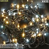 ２４V低圧電源仕様１０M９６LED ストレートライト (ST10WL), 安心・安全なローボルトイルミネーション、屋外配線OK、電気資格不要、電安法適合品。一般家庭と施設両方に使用可。保証付高品質製品