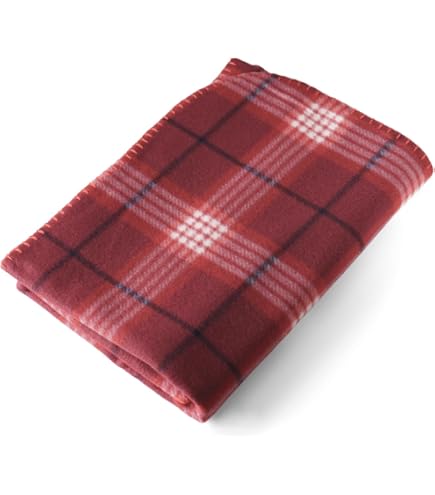 Amazon｜Filersong 膝掛け ブランケット チェック 毛布 2枚合わせ