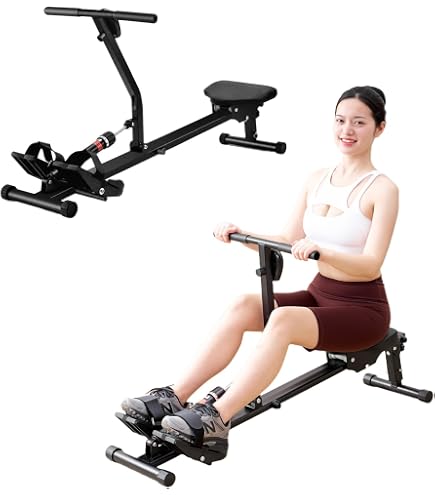 Amazon | ローイングマシーン ボート漕ぎ運動器具 男性 女性 運動機械