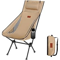 Amazon.co.jp: DesertFox アウトドアチェア 折りたたみ 枕付き