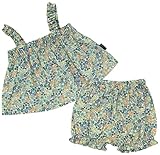 アンナニコラ 花柄 キャミソール&ブルマのセット 70cm サックス AN10-54 E29 日本製