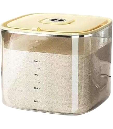 Amazon｜米びつ 10kg/20kg 米保管庫 真空米びつ 米 真空保存容器 穀物