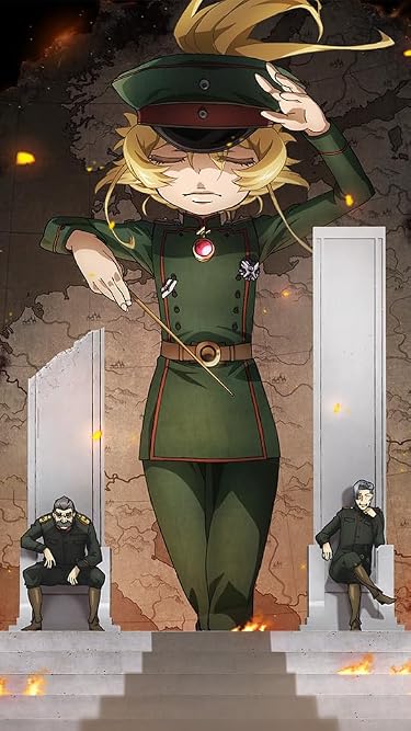 幼女戦記  iPhone/Androidスマホ壁紙(540×960)-1 - ターニャ・デグレチャフ、ルーデルドルフ、ゼートゥーア