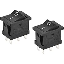 バズケロさん専用スイッチ 超小型ロッカースイッチ (横向き/ON-ONタイプ): 制御部品・駆動